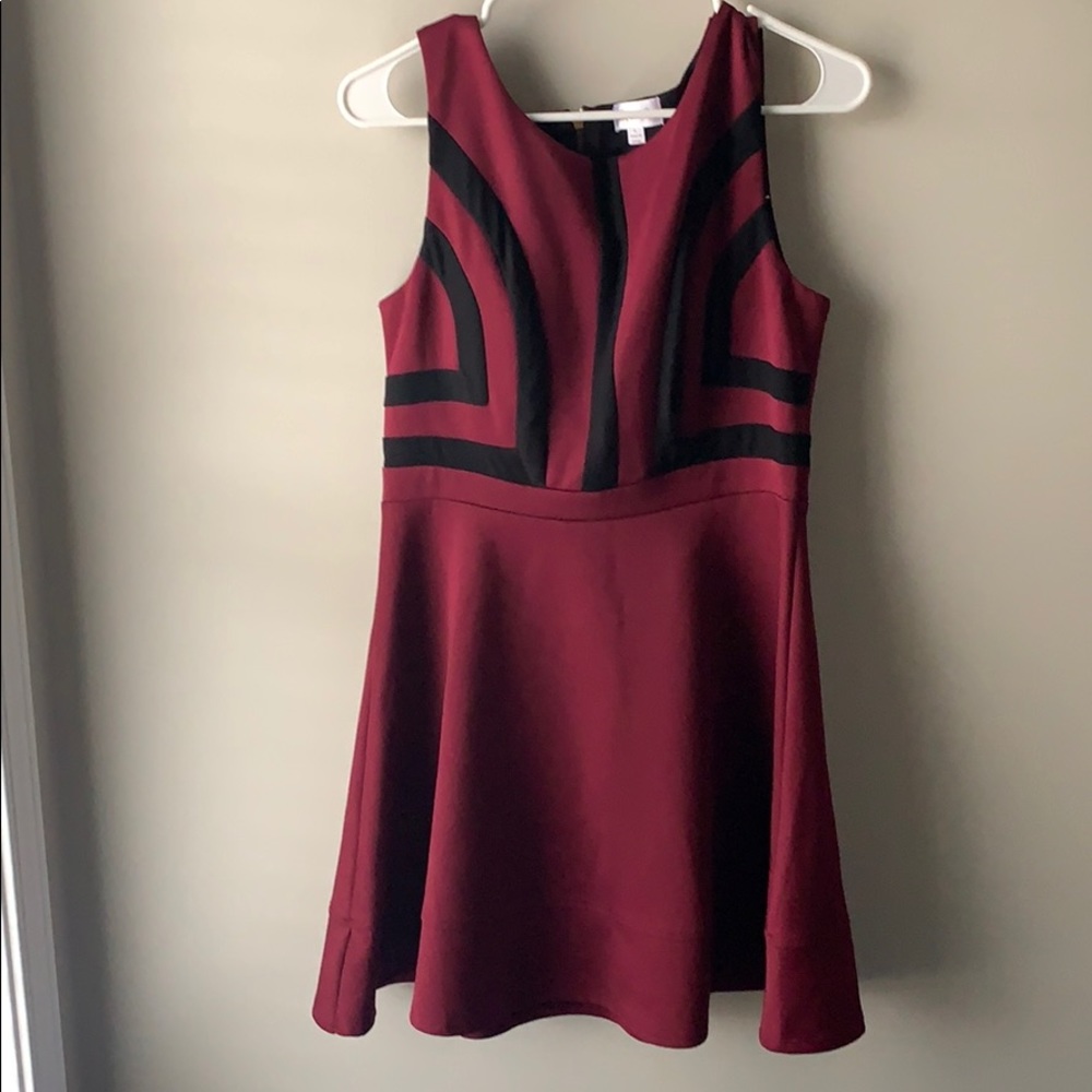 Maroon Dress